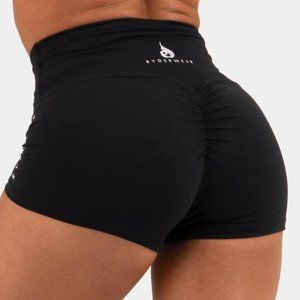 Ryderwear Animal Scrunch Bum Shorts Black